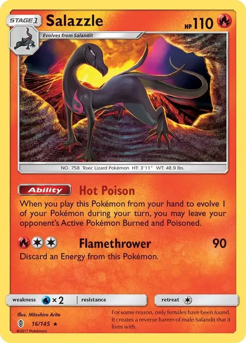 Salazzle card art