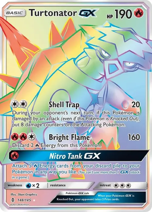 Turtonator GX (Secret) card art