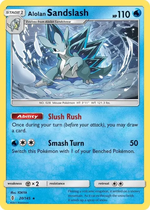 Alolan Sandslash card art