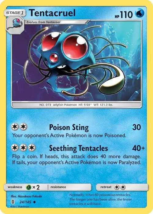 Tentacruel card art