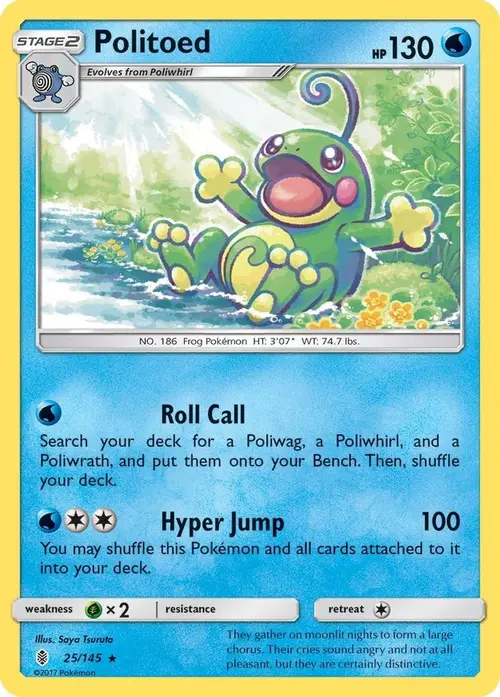 Politoed card art