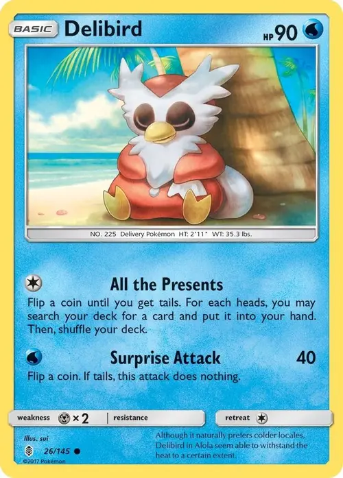 Delibird card art