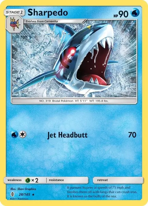 Sharpedo card art