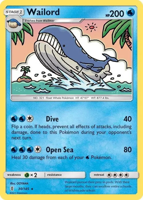Wailord card art