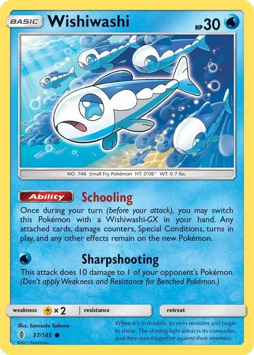 Wishiwashi card art