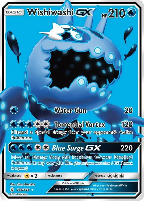 Wishiwashi GX (Full Art) card art