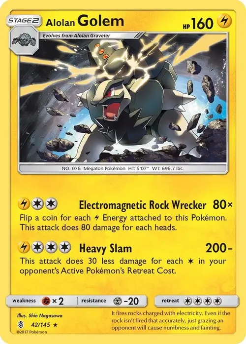 Alolan Golem card art