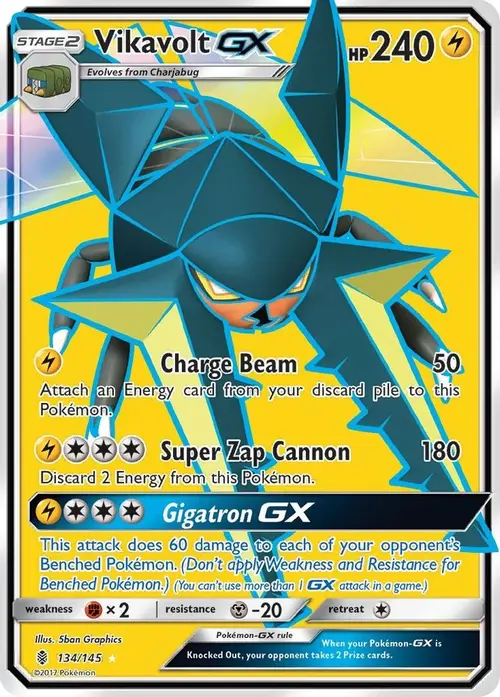 Vikavolt GX (Full Art) card art