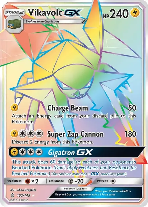Vikavolt GX (Secret) card art