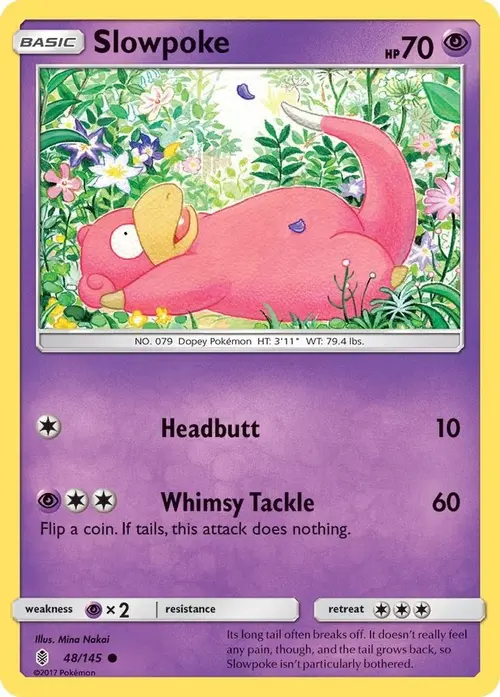 Slowpoke card art