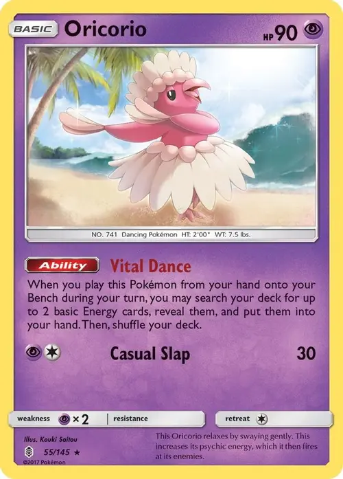 Oricorio (55) card art