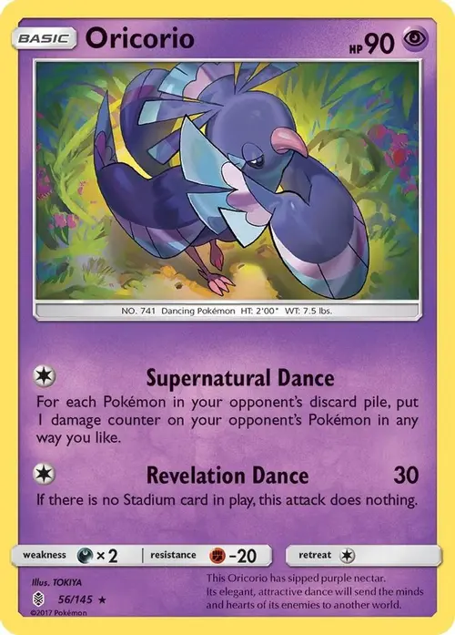 Oricorio (56) card art