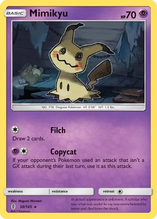 Mimikyu card art