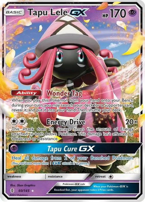 Tapu Lele GX card art