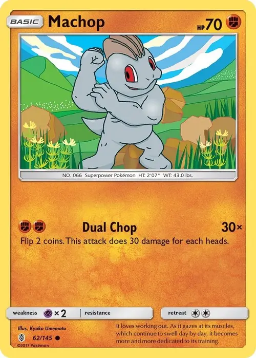 Machop (62) card art