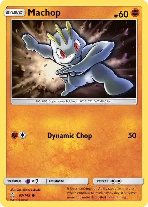 Machop (63) card art