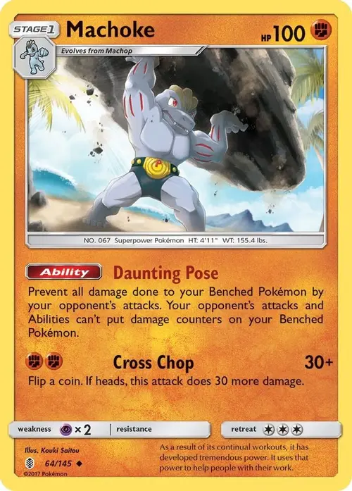 Machoke card art