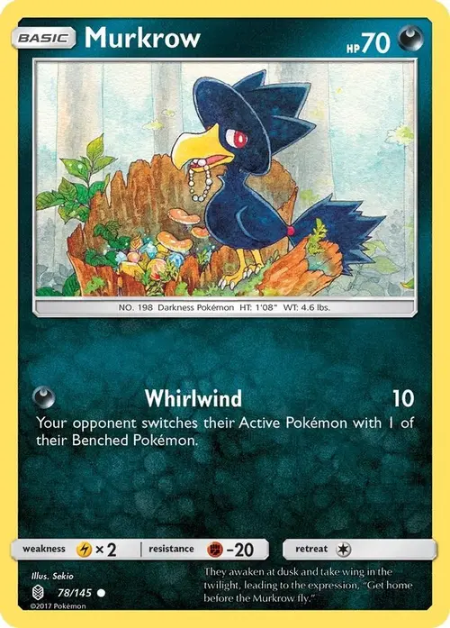 Murkrow card art