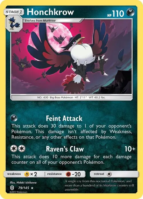 Honchkrow card art