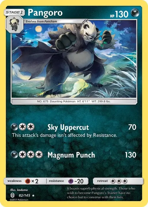 Pangoro card art