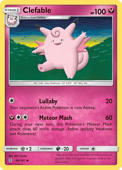 Clefable card art