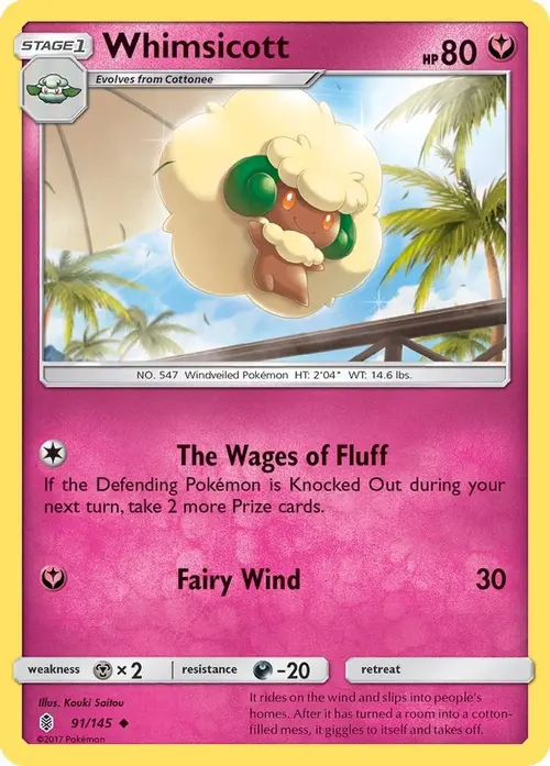 Whimsicott card art