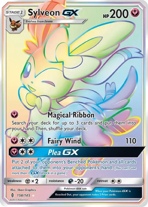 Sylveon GX (Secret) card art