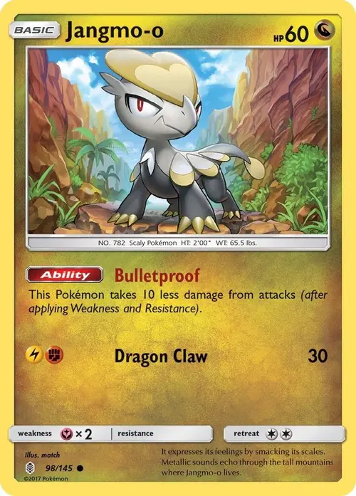 Jangmo-o card art