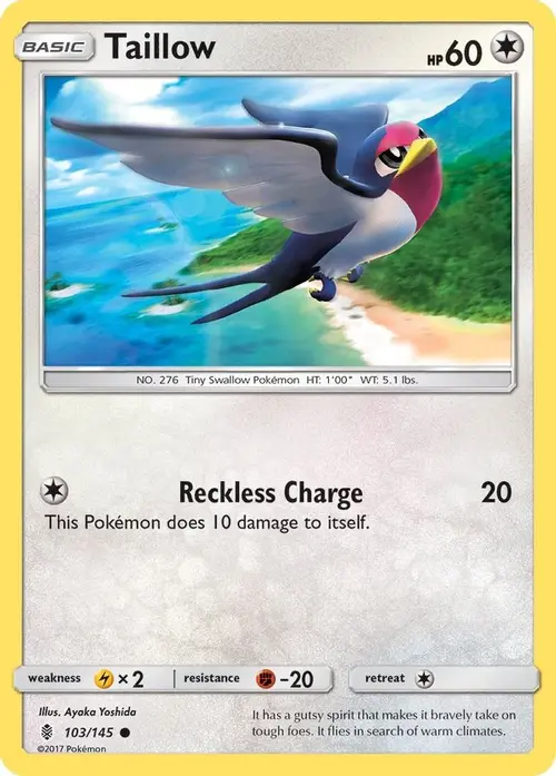 Taillow card art