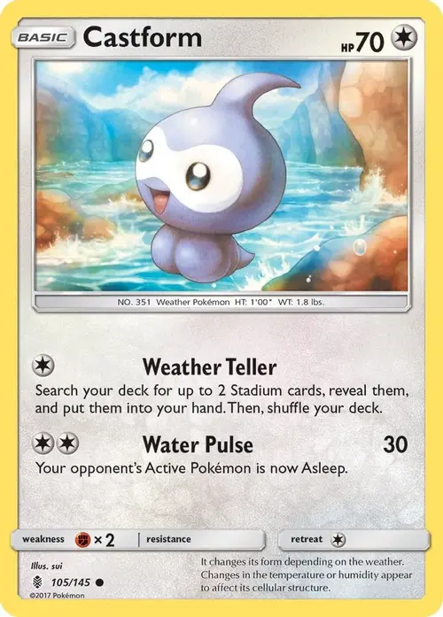 Castform card art