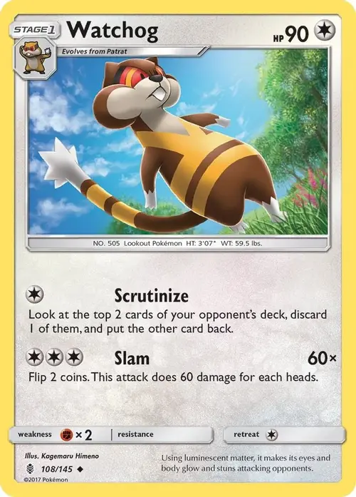Watchog card art