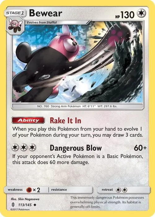 Bewear card art