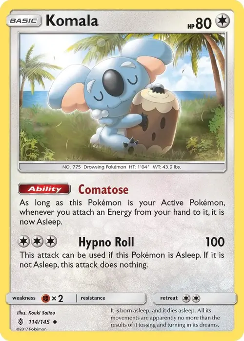 Komala card art