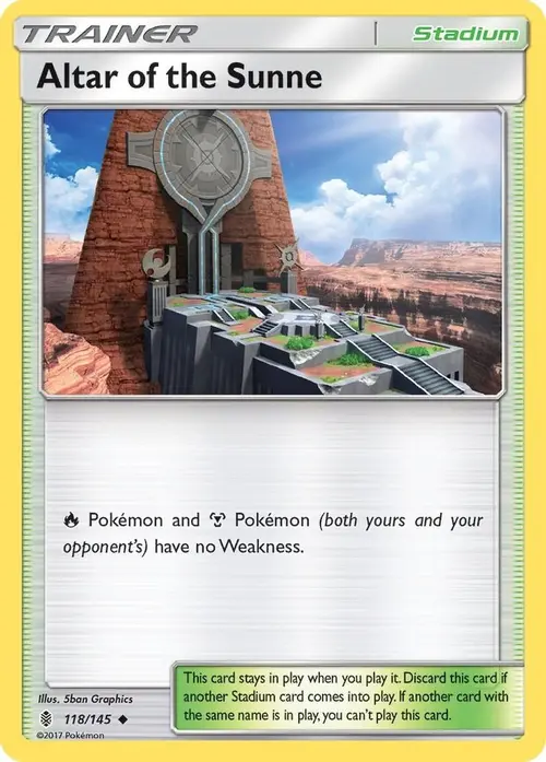 Altar of the Sunne card art