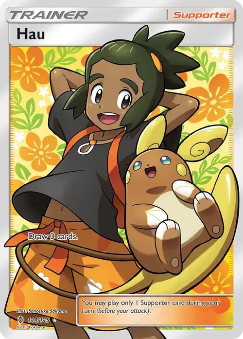 Hau (Full Art) card art