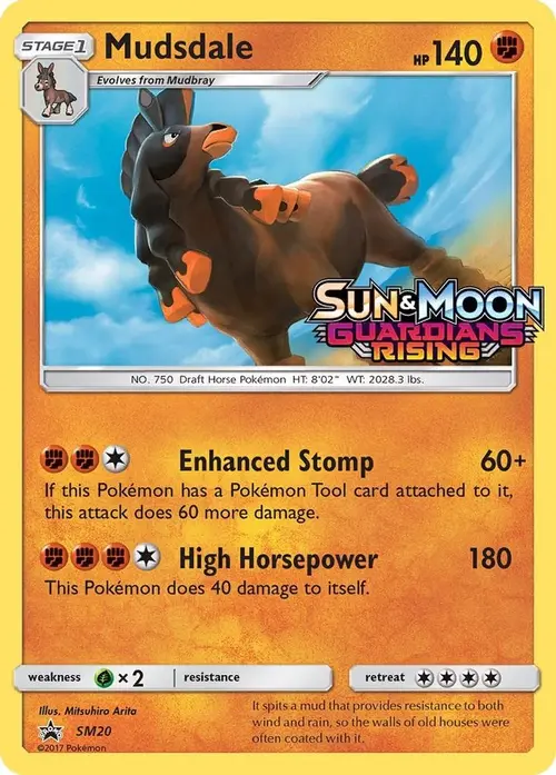 Mudsdale - SM20 (Prerelease) card art