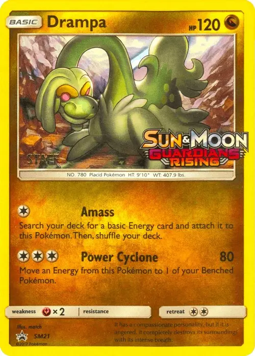 Drampa - SM21 (Prerelease) [Staff] card art