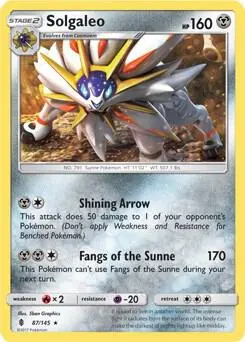 Solgaleo - 87/145 (SM Guardians Rising) card art