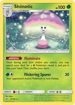 Shiinotic - 17/149 (SM Base Set) card art