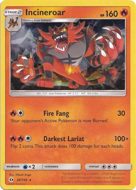 Incineroar (Cracked Ice Holo) card art