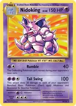 Nidoking - 45/108 (XY Evolutions) card art