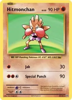 Hitmonchan - 62/108 (XY Evolutions) card art