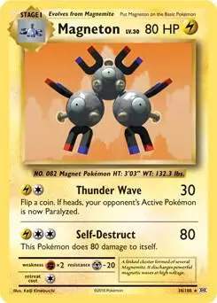 Magneton - 38/108 (XY Evolutions) card art