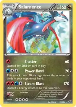 Salamence - 57/108 card art