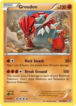 Groudon - 84/160 (XY Primal Clash) card art