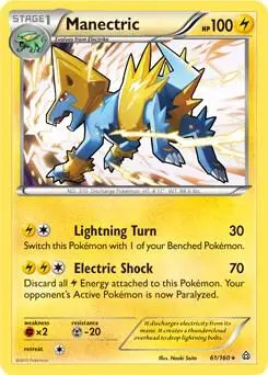 Manectric - 61/160 (XY Primal Clash) card art