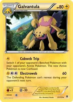 Galvantula - 27/119 (XY Phantom Forces) card art