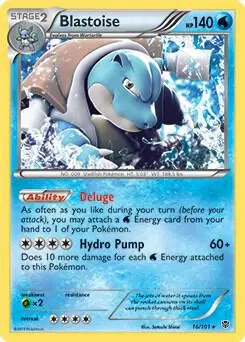 Blastoise - 16/101 (BW Plasma Blast) card art