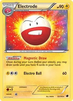 Electrode - 33/116 (BW Plasma Freeze) card art