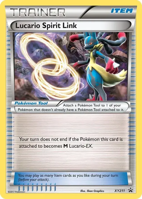Lucario Spirit Link card art